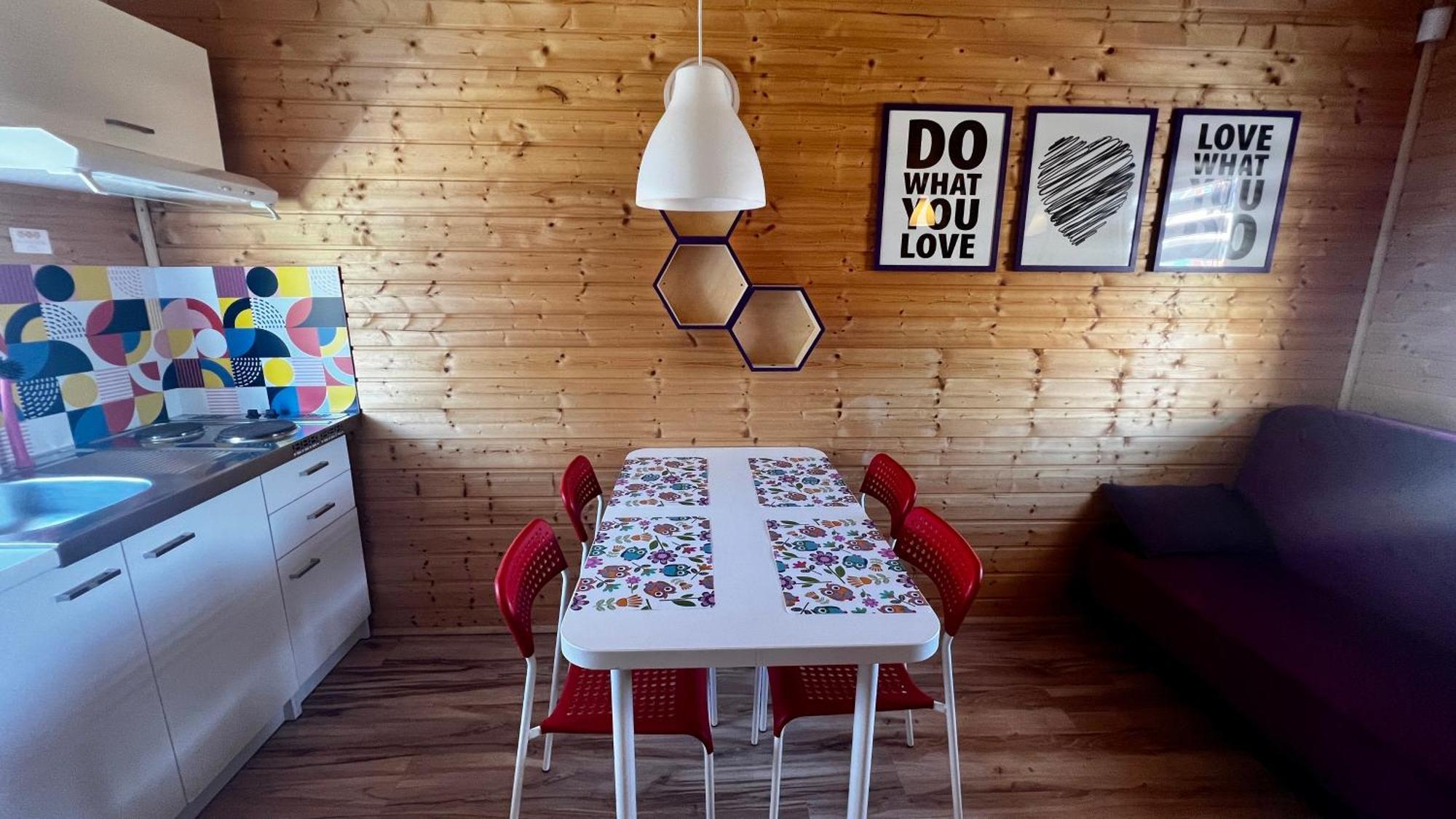 Kolorowe Domki Jarosławiec Esterno foto